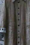 MUTEDANCE stand collar dyed textured jacket MD23FW57 bare color PM102